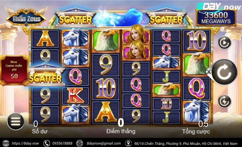 Giao dien game Zeus 8Day - Hinh 1